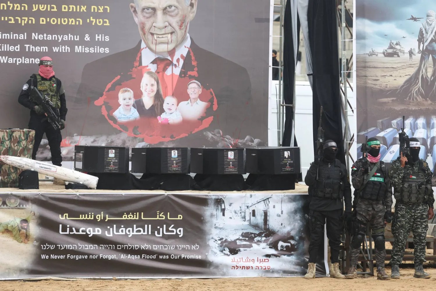 حماس جثث الرهائن: تفاصيل تعذر الوصول لجثث بعض الرهائن - حماس جثث الرهائن
