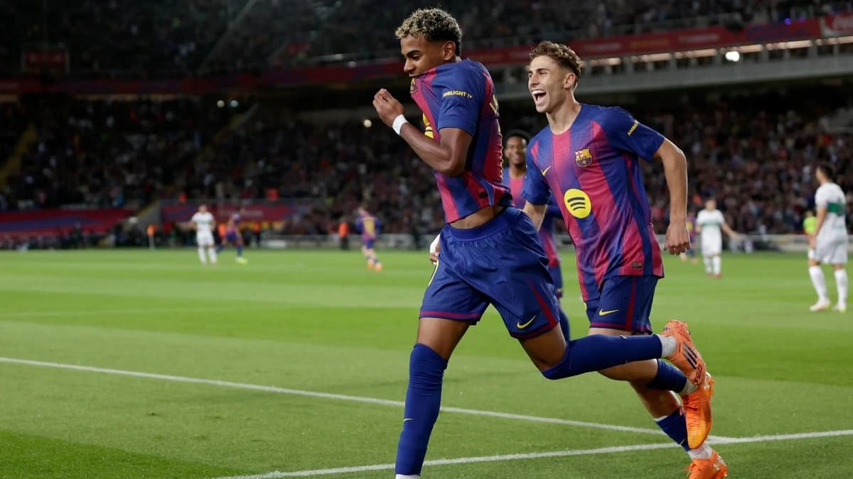 برشلونة يهزم إلتشي 3-1 ليبقى قريبًا من ريال مدريد - برشلونة يهزم إلتشي