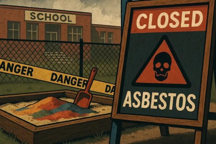 الأسبستوس المدارس الأسترالية مخاوف من رمال ملوثة بالأسبستوس