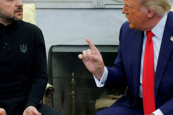 ترامب وزيلينسكي ترامب غاضباً: أوكرانيا لم تُظهر أي شكر على