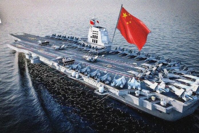 حاملة الطائرات الصينية فوجيان الصين تطلق حاملة الطائرات