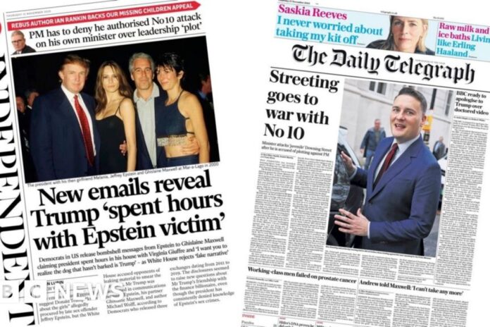 رسائل جديدة عن إيبستين و”ستريتنج” يتحدى رقم 10 رسائل جديدة عن إيبستين و”ستريتنج” يتحدى رقم 10