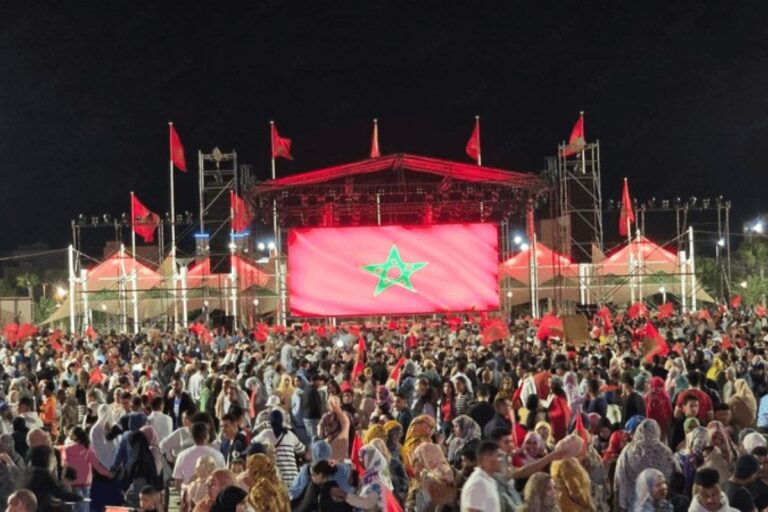 فرحة عارمة أقاليم المغرب فرحة عارمة في أقاليم المغرب