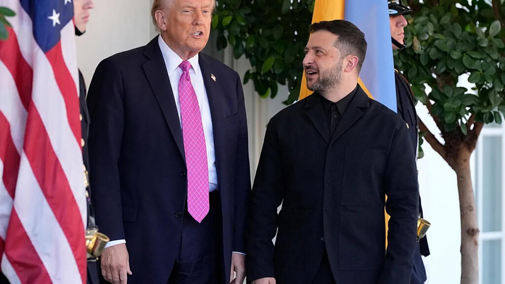 زيلينسكي ترامب فلوريدا زيلينسكي متفائل قبل لقائه ترامب - زيلينسكي ترامب فلوريدا