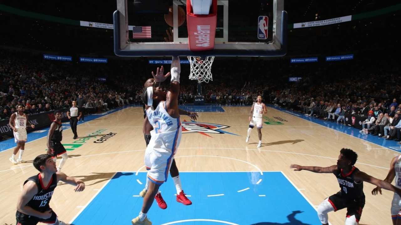 شاي غيلجيوس ألكسندر: ثاندر يريدون تحقيق رقم قياسي في - شاي غيلجيوس ألكسندر