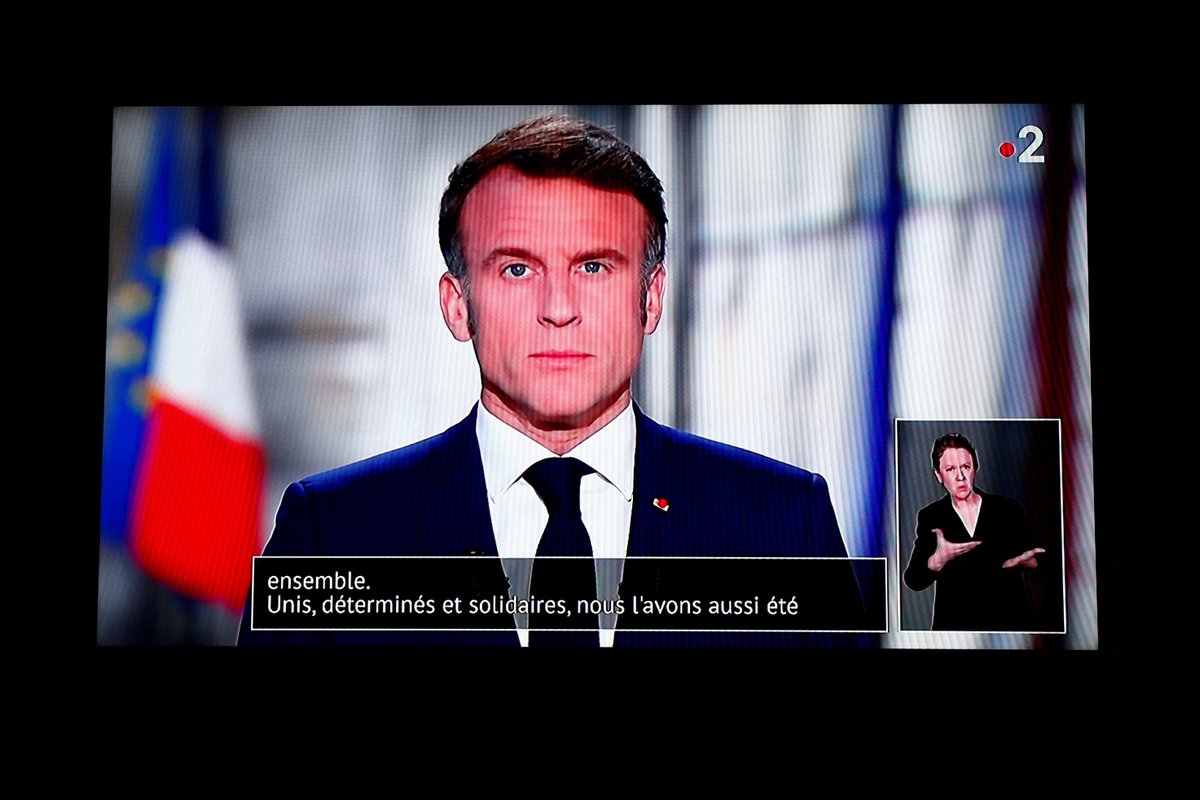 ماكرون العام الجديد ماكرون في كلمته بمناسبة العام الجديد - ماكرون العام الجديد