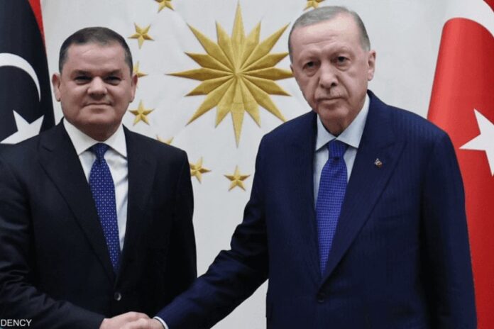 أردوغان يعزي الدبيبة في وفاة الحداد ومرافقيه في حادث الطائرة