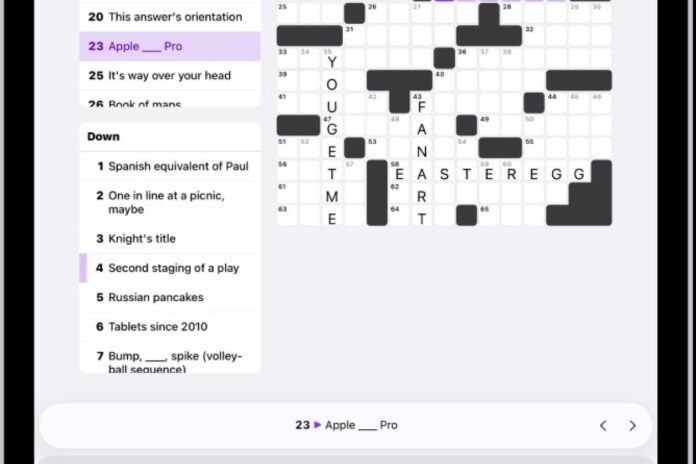 إجابات الكلمات المتقاطعة المصغرة لصحيفة نيويورك تايمز