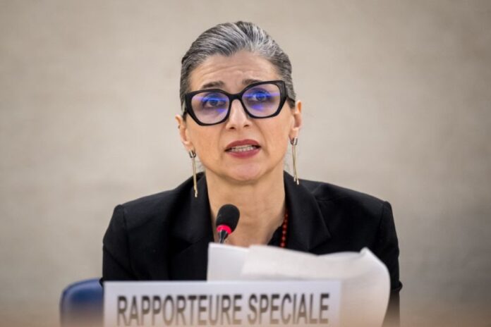 فرانشيسكا ألبانيزي: العقوبات الأمريكية جعلتني “شخصية غير