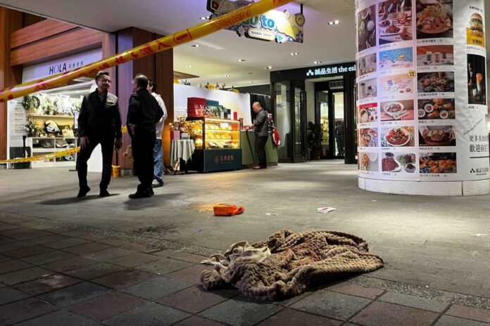 فيديو يظهر رجلًا يحمل سكينًا في هجوم بتايوان