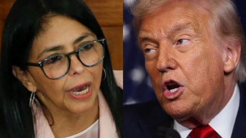 مادورو أمام المحكمة رئيسة فنزويلا المؤقتة تدعو ترامب - مادورو أمام المحكمة