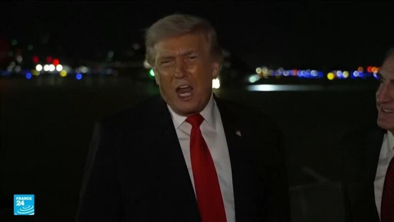 ترامب يهدد ماكرون بضرائب على النبيذ لإجباره على دعم غزة - ترامب ماكرون غزة