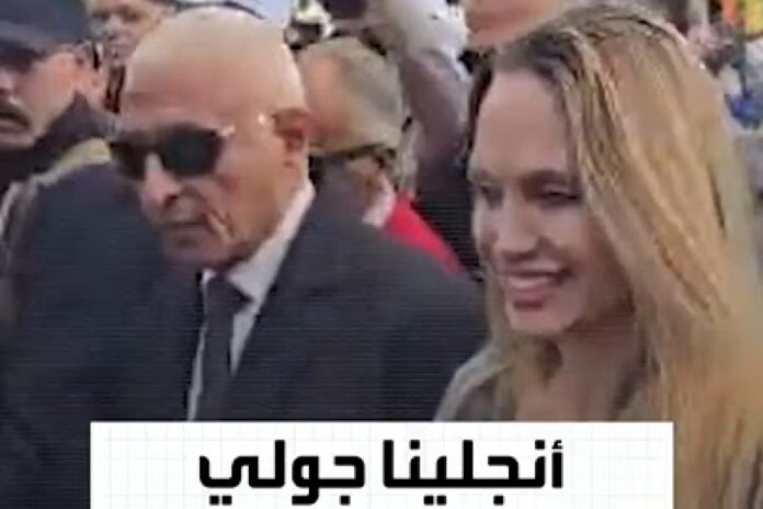 أنجلينا جولي معبر رفح غزة: أنجلينا جولي تزور الجانب المصري