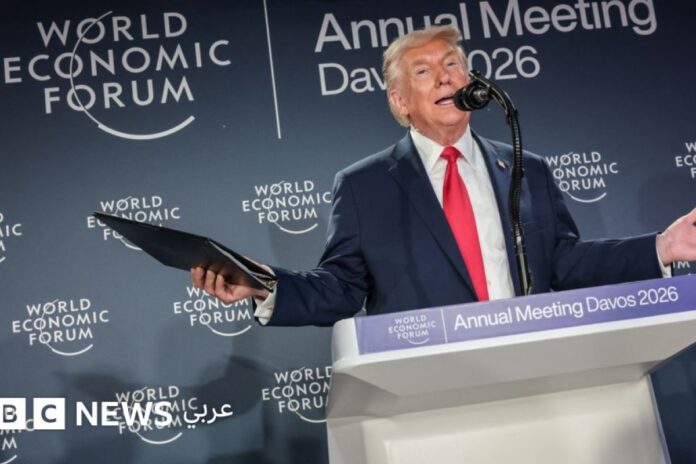 ترامب يعلن عن “مجلس السلام” في دافوس: خطوة جديدة نحو حل