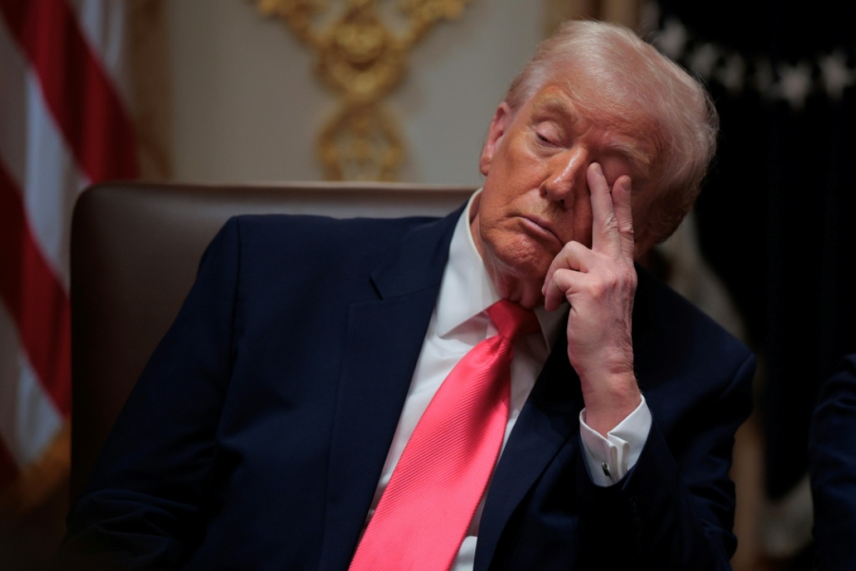 ترامب ينفي النوم المناسبات ترمب ينفي النوم في المناسبات