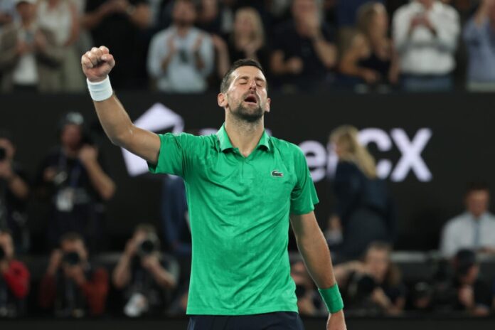 جوكوفيتش يتألق ويواجه ألكاراس في نهائي أستراليا المفتوحة