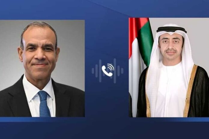 عبدالله بن زايد وبدر عبد العاطي: تعزيز العلاقات المصرية