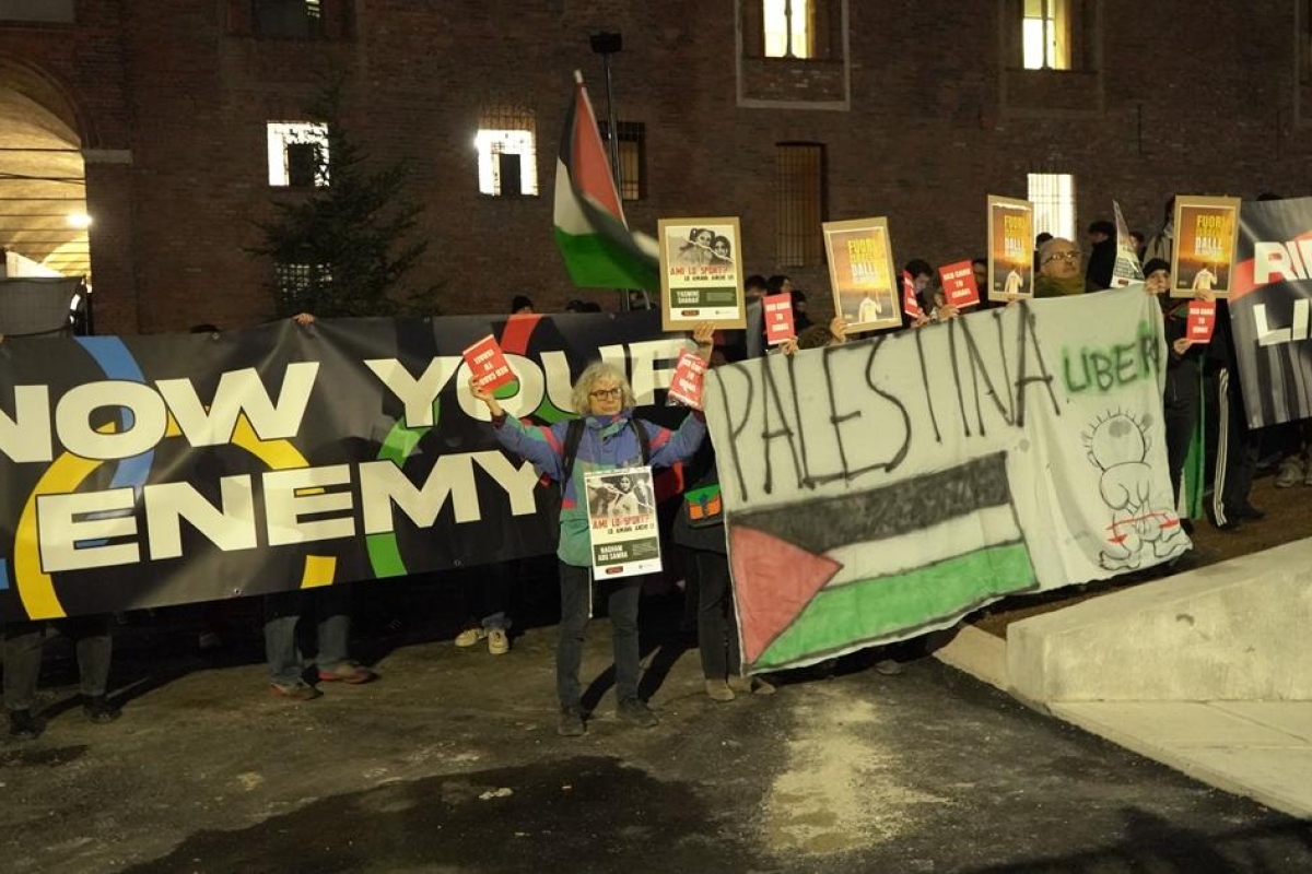 احتجاجات في ميلانو ضد مشاركة إسرائيل في الأولمبياد