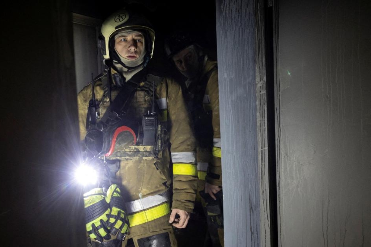 هجوم روسي جديد يقطع الكهرباء عن كييف وخاركيف